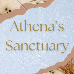 Athena's Sanctuary server icon, a welcoming space for witches to learn and practice the craft