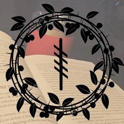 Blackthorn Library server icon, an esoteric library community for sharing occult knowledge and resources