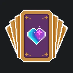 Tarotholics server icon, an LGBTQIA-friendly space for tarot readers and diviners
